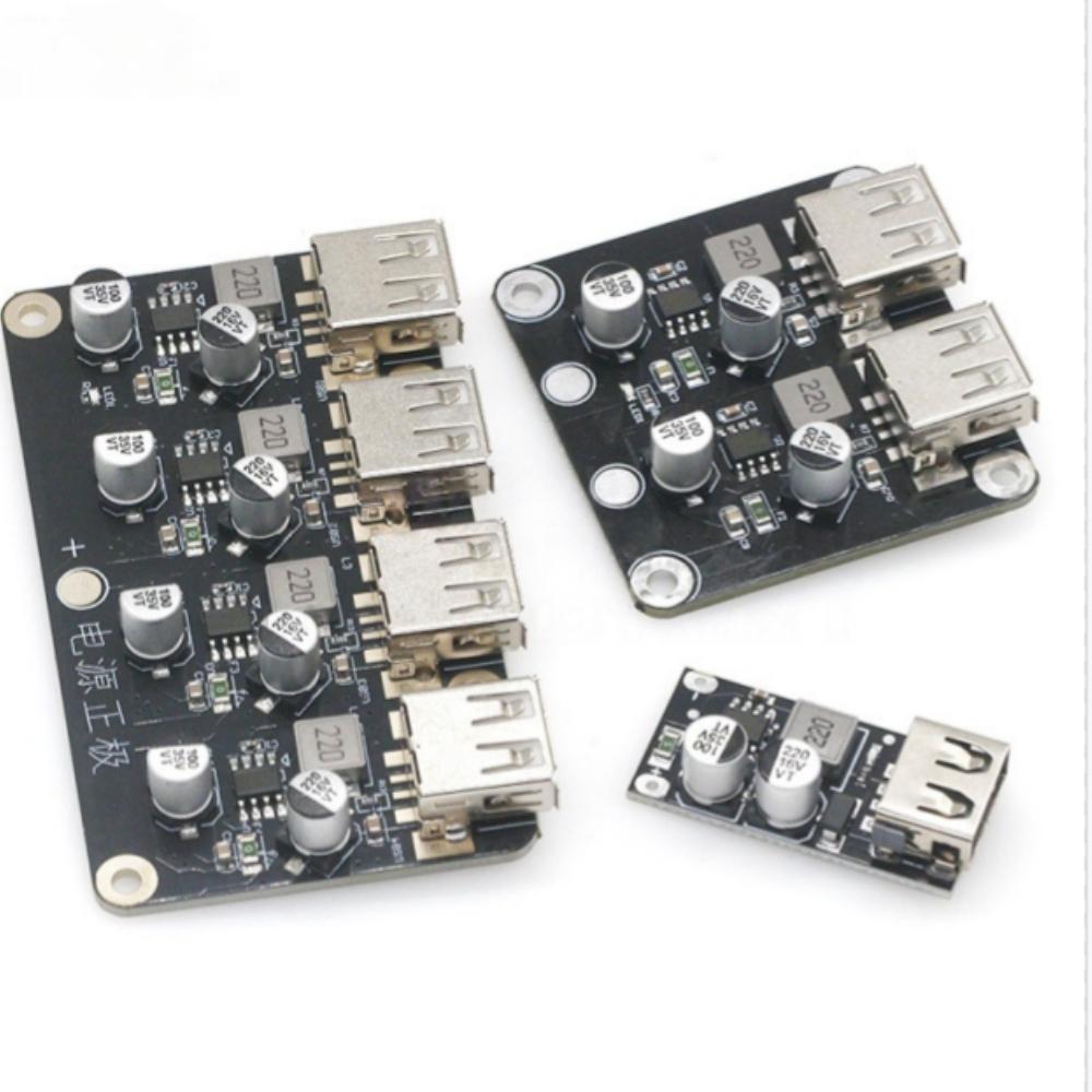 10/20/50/100Pcs DC-DC Step-Down ModuleQC2.0 QC3.0 Fast Charging USB Charging Board Compatible with iPhone, Huawei FCP