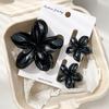 3pcs Vacation Egg Flower Hair Claw 2 Size Women Girls Ponytail Hairpins Bath Beach Hair Crab Clip Headwear Accessories