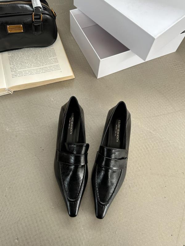 

Fashion Womens Loafers Shoes Casual Female Sneakers Autumn Square Toe Oxfords Slip-on Summer Fall Winter Leather Pointed Toe New Mary Ja 35