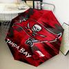 Tampa Bay Buccaneers Logo Umbrella Folding umbrella, automatic umbrella 8-Frame for Travel, camping Use Gift for Halloween Christmas