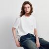 Chuyu Women's New Chinese Style Embroidered Cotton T-Shirt