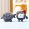 Tofu Stinky Plush Keychain Cartoon Doll Pendant Bag Decoration Toy Gifts Cute