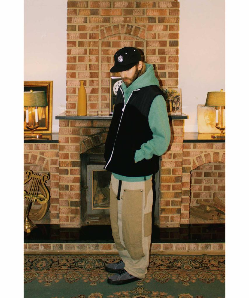 Ialeseuko Detach Double Knee Nylon Pants_Beige