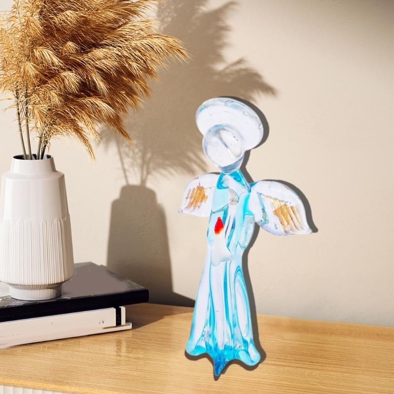 Angeled Crystals Ornament Home Decoration Suncatchers FengShui Home Decoration Accessories for Living Room