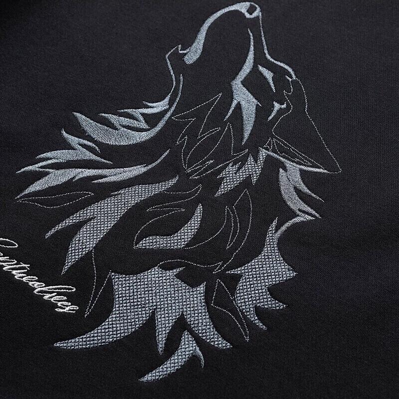 Septwolves Men's Round Neck Pullover Sweatshirt