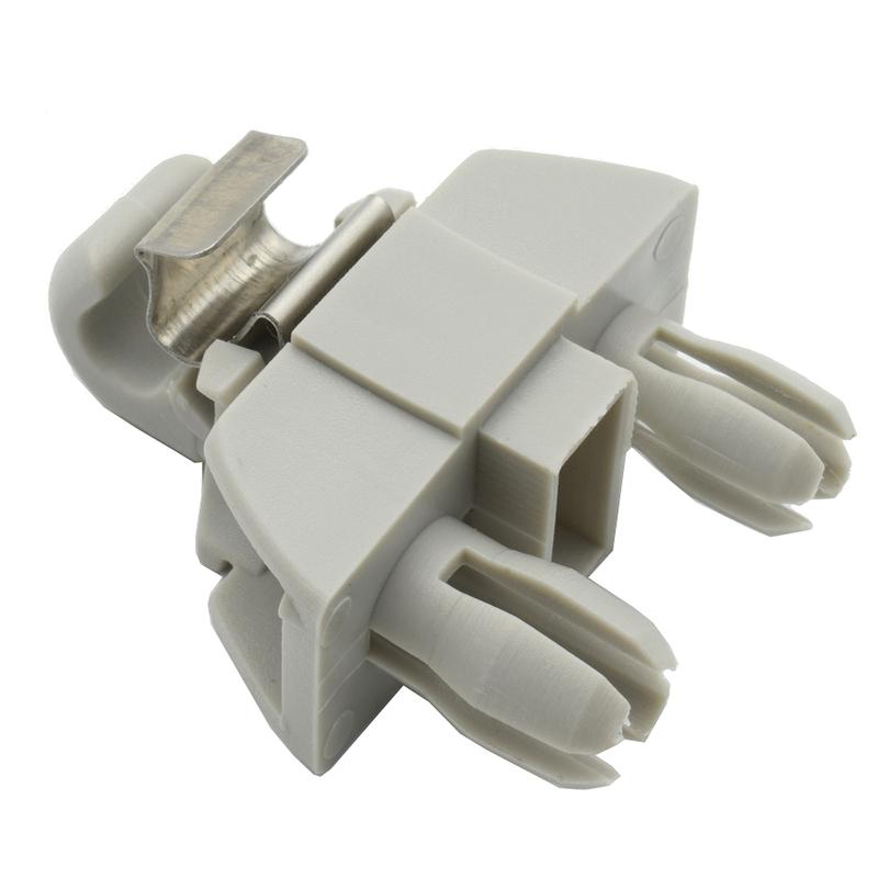 2X Gray Sun Visor Support Retainer Clip Hook For VW Passat Polo Skoda Citigo Rapid 2012 2013 2014 2015 Seat 6RD857561 6R0857561