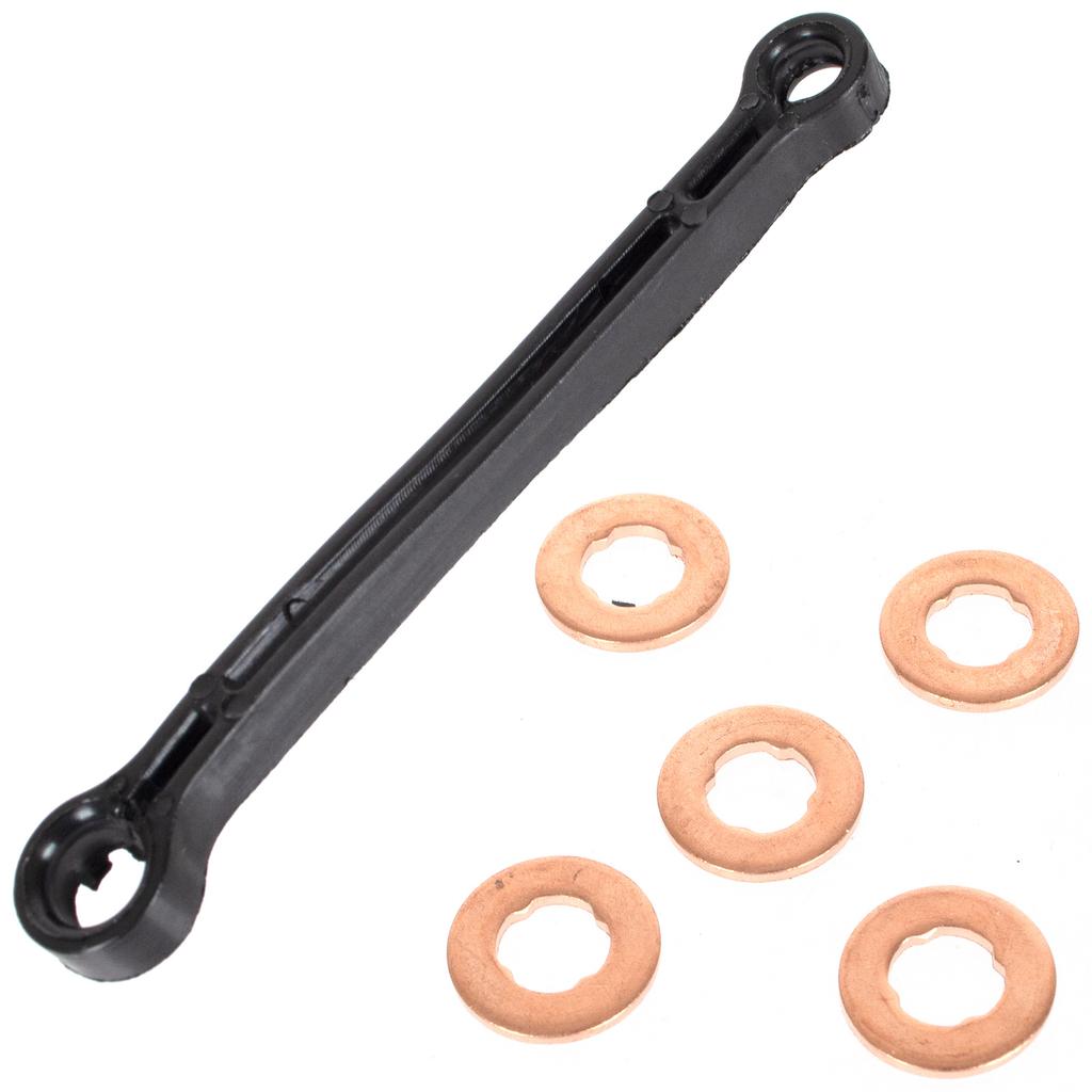 Volvo C30 06-12 2.4 D5 D collettore di aspirazione alette swirl STRISCIA SWIRL