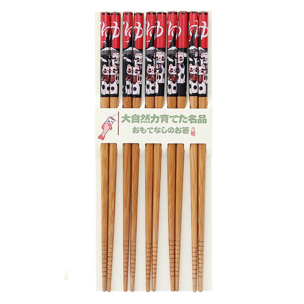 Public Chopsticks Tableware Non-slip Family Suit Wooden Bamboo Chopsticks Chopsticks Mildew Proof
