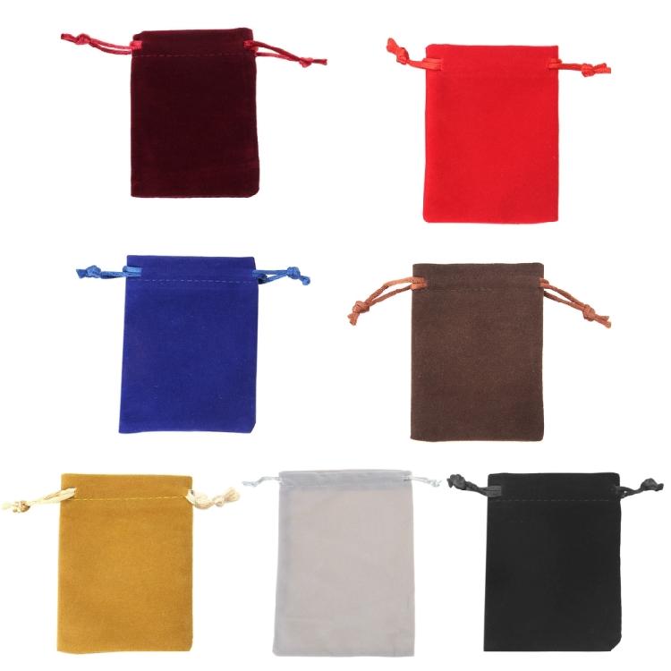 Tarots Drawstring Bags Velvet Dice Bag Jewelry Bag Flannel Gift Bag 13x18cm
