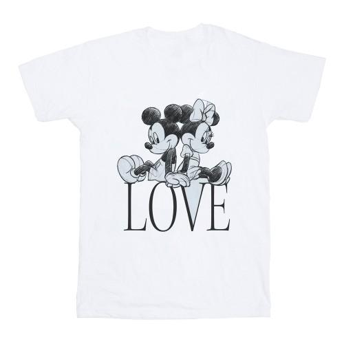 Disney Mens Mickey And Minnie Mouse Love T-Shirt