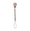 Beech Wood Chew Silicone Bead Pacifier Clips Dummy Chain Holder Newborn Soother Chains Nipple Holder Baby Teething Toys Gifts