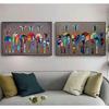 Afrikanische Tiere Kunstbilder Für Wohnzimmerwand Abstrakte Zebra Leinwand Kunstgemälde An Der Wand Bunte Tiere Kunst Drucke