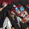 Fairy Tail T-shirt Gray Fullbuster Natsu Dragneel Dragon Slayers T-Shirt Black Unisex T-Shirt