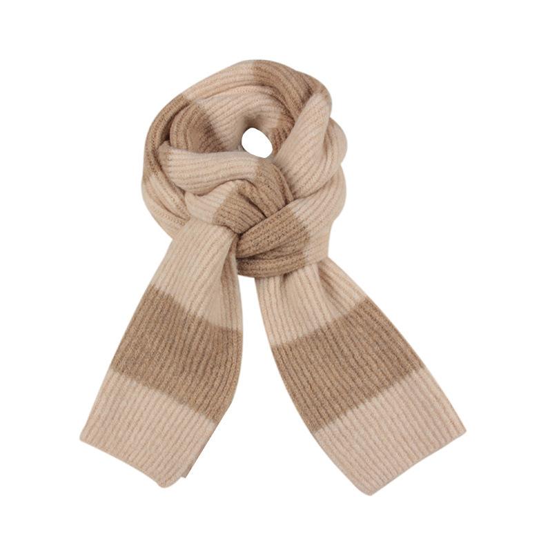 New  Knitted Women Scarf Winter Ladies Vintage Striped Scarves Pashmina Mujer Foulard Bufandas Wrap Shawls Unisex Men Pareo