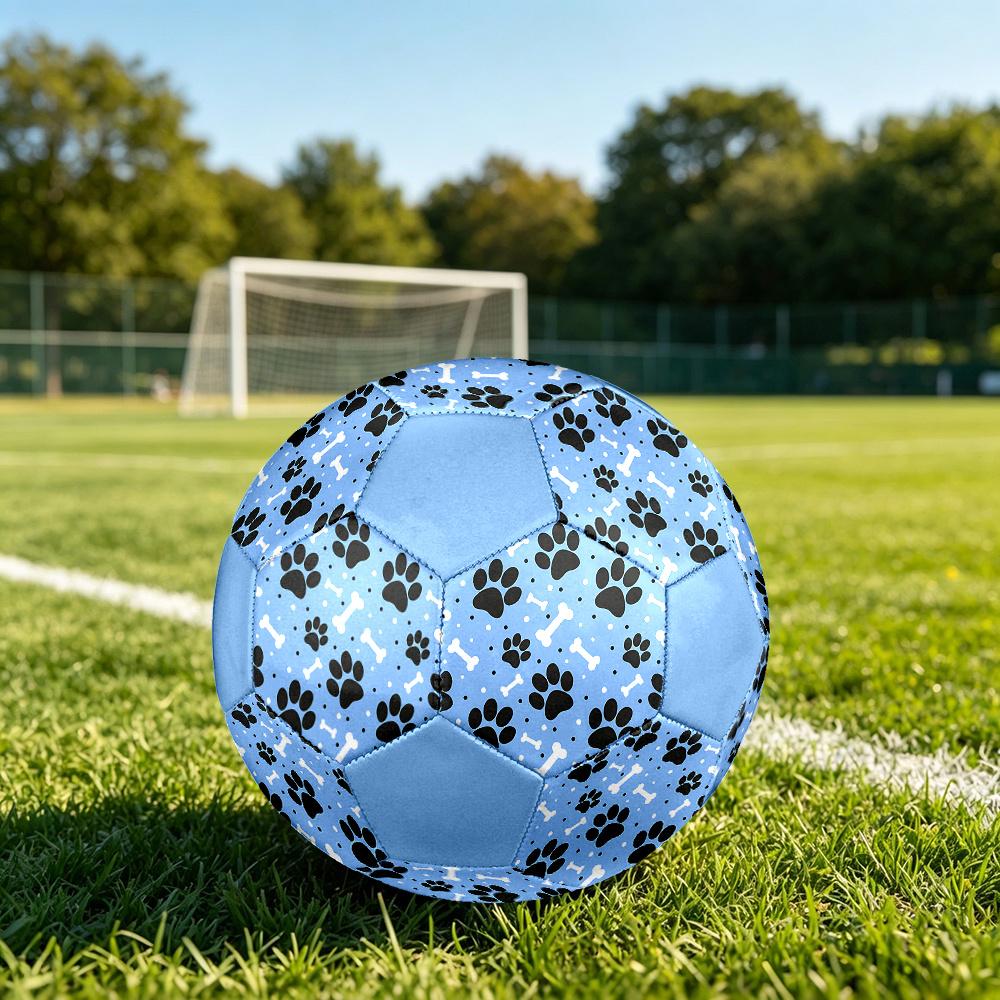 1PC Dog Bone Soccer Ball Size 5 Football Machine Sewn Indoor/Outdoor Universal Football A77