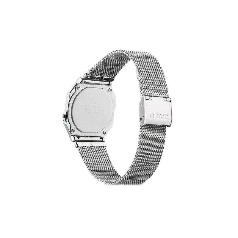 Casio YOUTH Series-Metal Small Square Retro Fashion Trend Simple Classic Small Square Quartz Movement Stainless Steel Strap Japanese and A700WM-7A