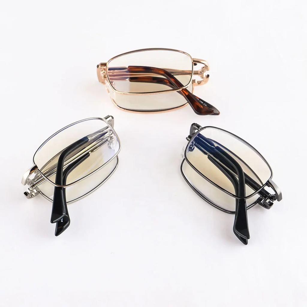 Blue Light Blocking Folding Man Reading Glasses Magnifying Glasses Men Folding Reading Glasses Man Standard Diopter