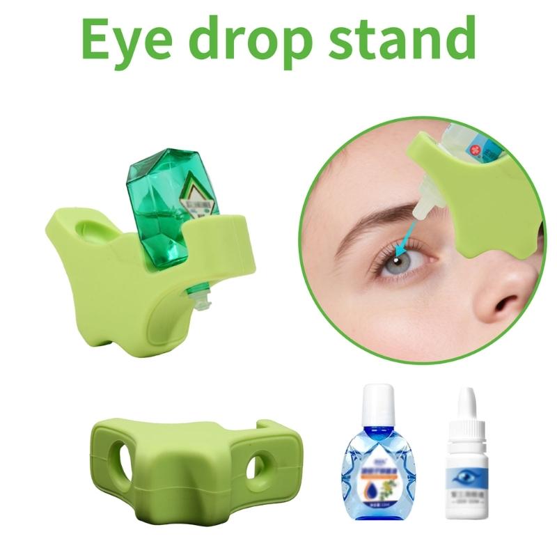 Siliconen Oogdruppel Gids Applicator Makkelijk Gebruik Oogdruppel Hulp voor Verzorgers Ouderen Visueel Gehandicapten Ergonomisch