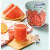 Feliator Manual Vegetable and Fruit Chopper 900ml 5 Stainless Steel Blades Green 12.5x12.5x14cm