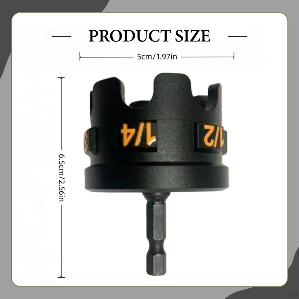 Nut Zipper Drill Attachment Remover Bolt Extractor Tool Sturdy Compact Aluminum Alloy for Auto