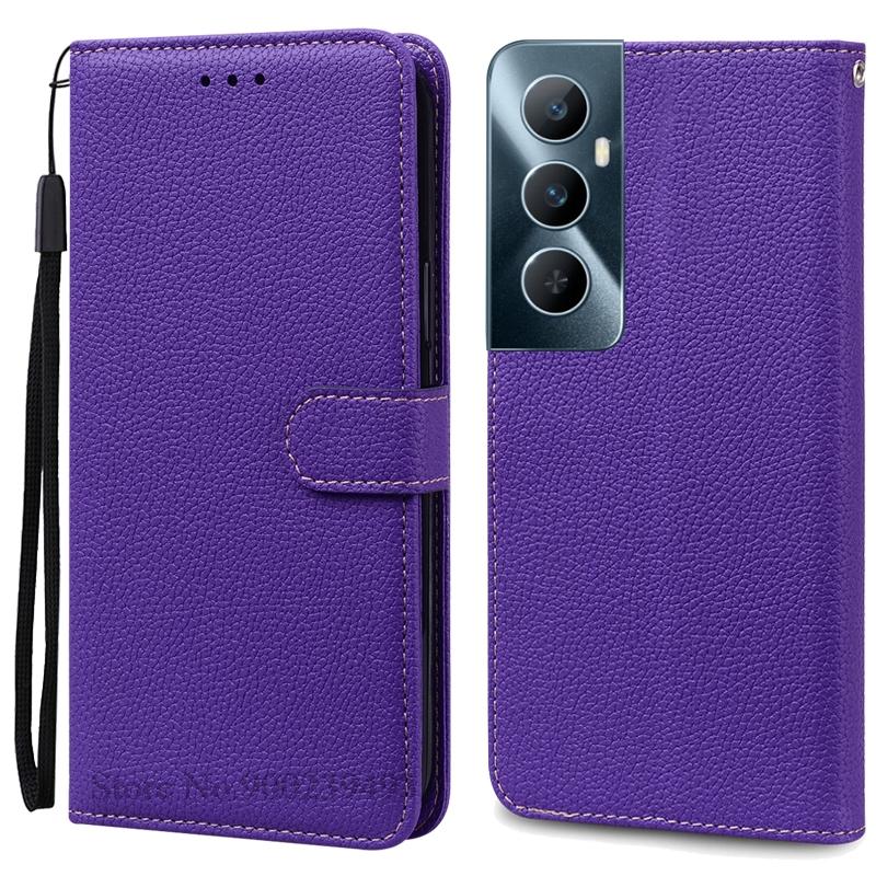 Per Realme C65 Custodia Portafoglio in Pelle con Patta Custodia per Telefono Per Realme C65 4G Coque Fundas Per Oppo Realme C65 Custodia per Telefono