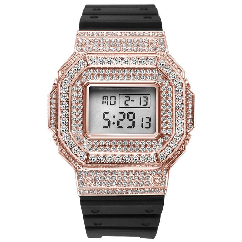 Мужчины Женщины Цифровые Часы С Подсветкой Недели Отображение Даты Циферблат Цифры — фото 9