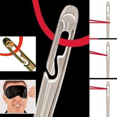 Neues 12-teiliges/Set Nähnadeln aus Edelstahl Nadelöhr Blindnadel Einfädeln Hand Haushaltsnähen Ältere Stickerei Ne