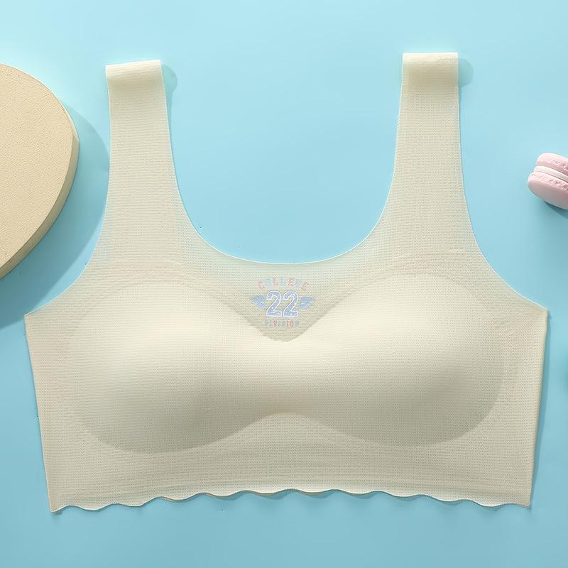 Seamless Ice Silk Underwear for Teen Girls - Thin Vest Bra