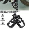 FootPegs Motorcycle For Surron Lightbee Segway X260 X160 Electric Dirt Bike Aluminum Foot Rests Pedals Dirt Pit Bike Accessories