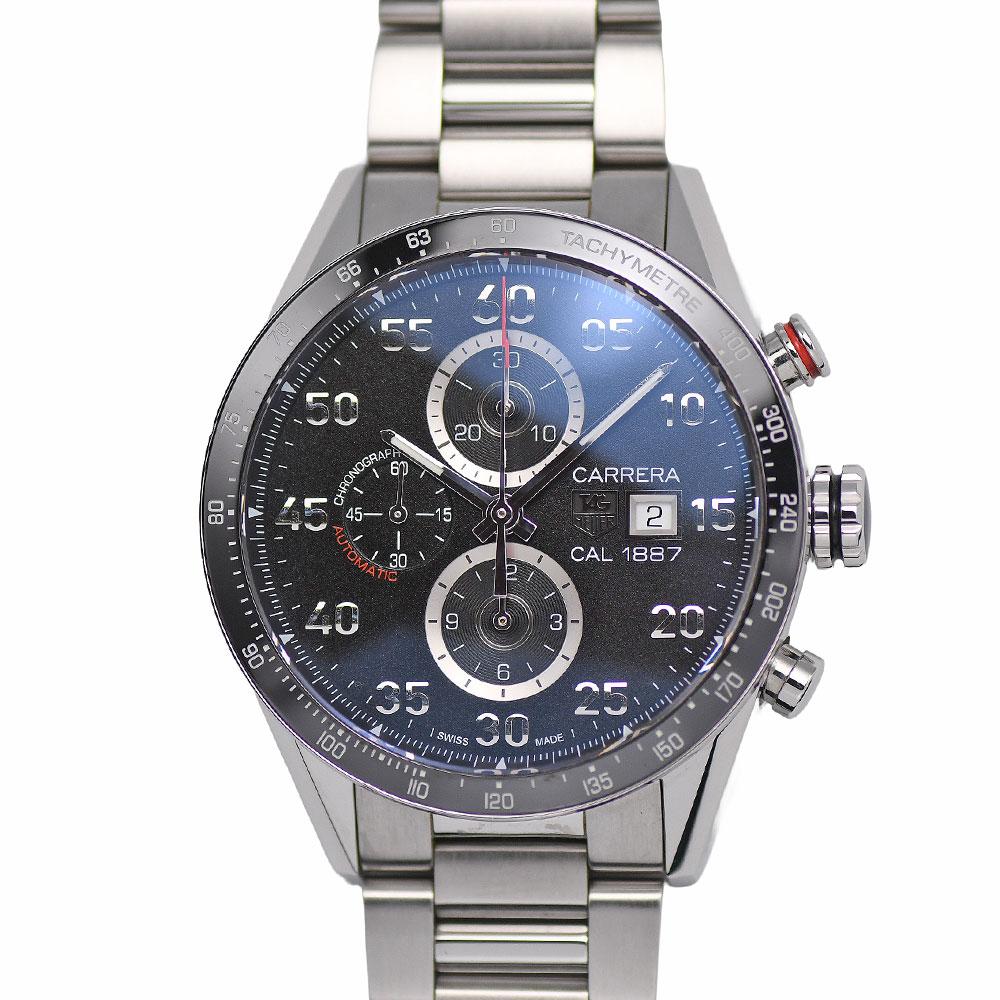 

[Get great deals with coupons x get more points] TAG Heuer Carrera Caliber 1887 Chronograph Men s Black Dial CAR2A10.BA0799 Polished [Used]