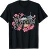 Sakura Travel Cherry Blossom T-Shirt Inspired by Japanese Temples