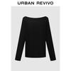 UR 2025 Autumn Retro Contrast Letter Long Sleeve T-Shirt