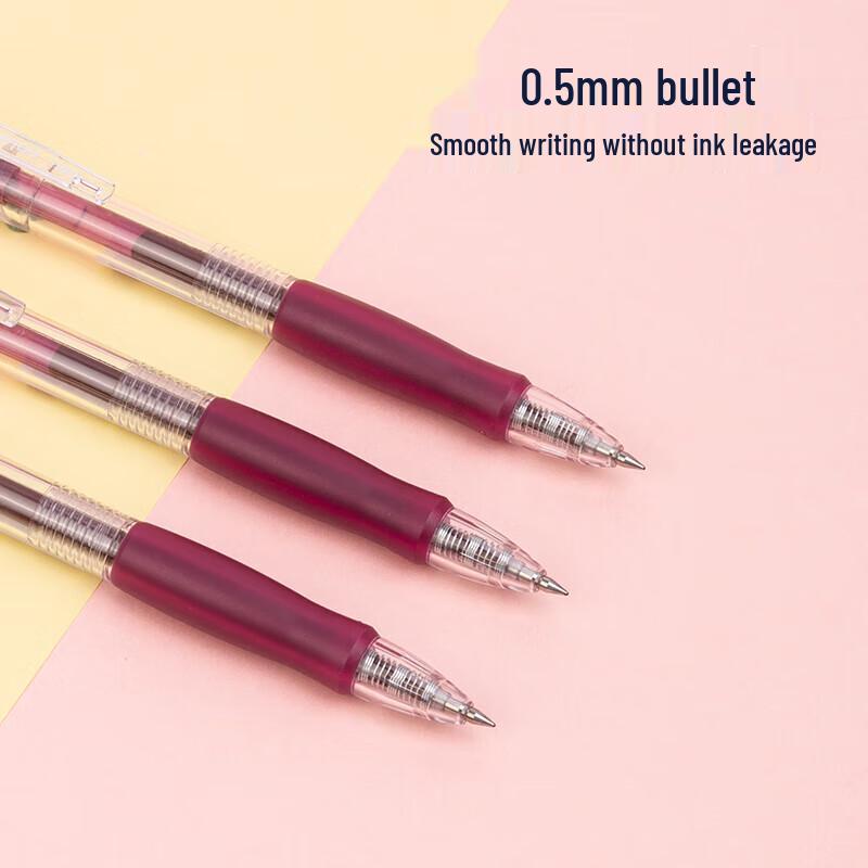 Deli SA500 0.5mm Ret retractable Gel Pens (12-Pack)