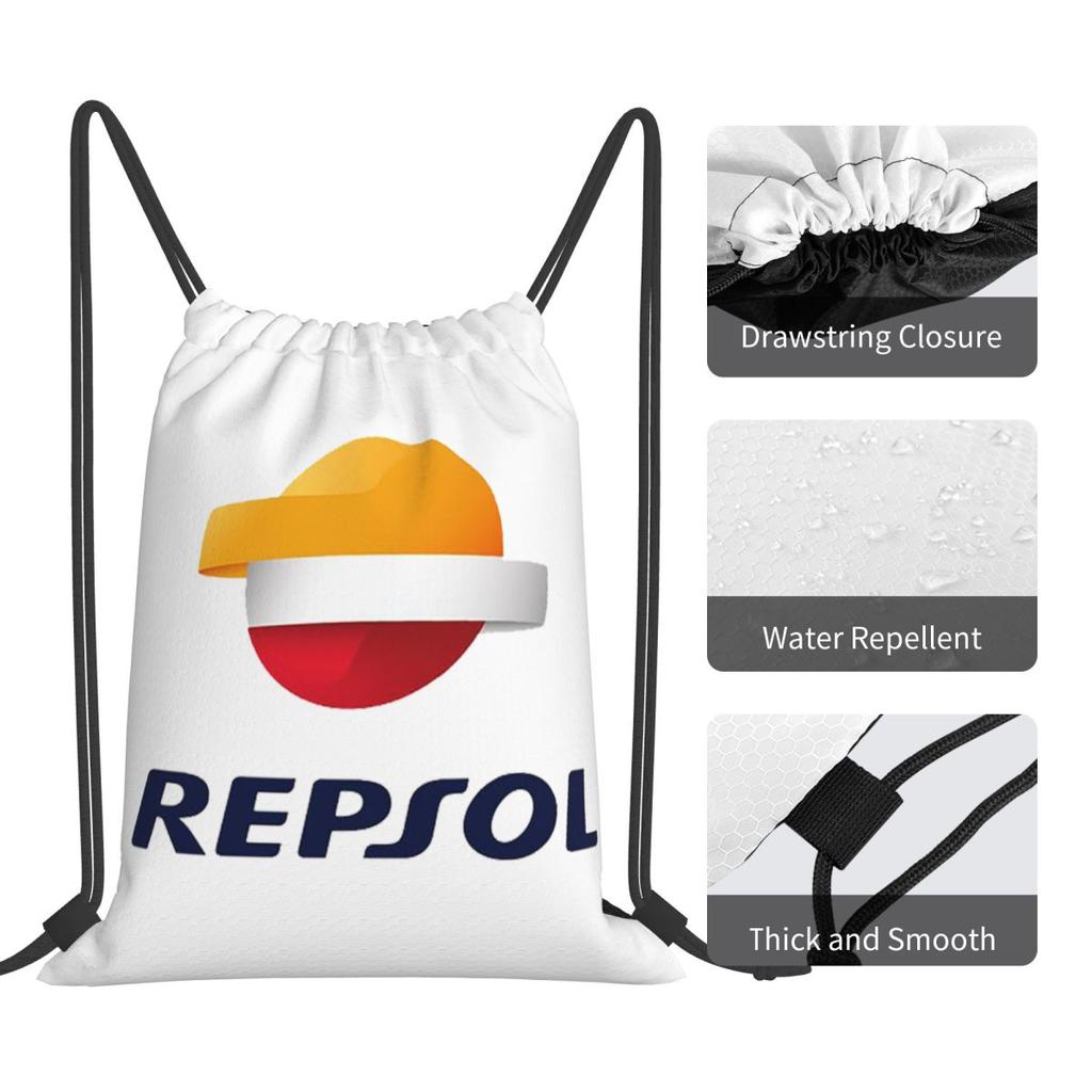 Repsol Backpacks Fashion Drawstring Bags Sports Bag Book Bags for Travel School