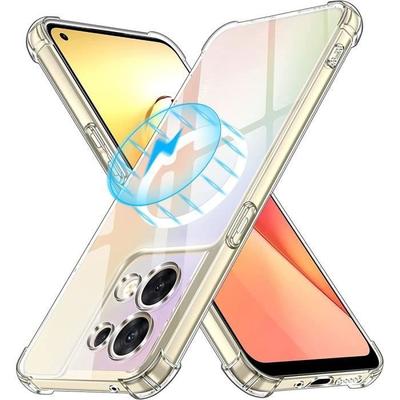 Protective Case - E.F.CONNECTION - OPPO Reno 8 5G - Transparent - Flexible - Silicone