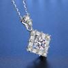 Tancise S925 Sterling Silver Moissanite Luxusný osobný náhrdelník s príveskom Dámsky klasický náhrdelník s prílivom na párty darček na párty