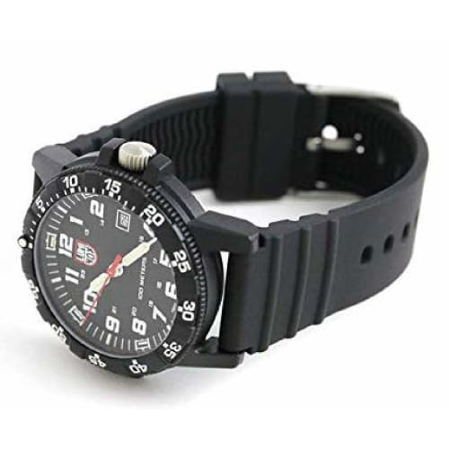 LUMINOX Watch Leatherback Sea Turtle 0300 Series All Black 301 Men's