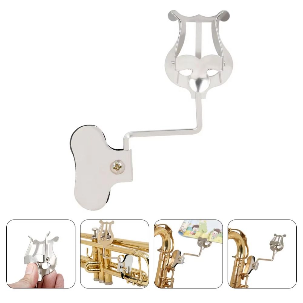 Adjustable Angle Saxophone Sheet Music Holder Vertical Music Score Rack  Wind Instruments