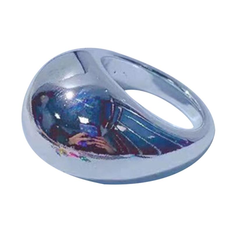 

Красочные эллипсы Геометрическое кольцо Многоцветные геометрические нерегулярные кольца для женщин девушек Украшения на указательный палец Винтажные кольца