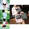 Korean Creative European And American Simple Cat Iron Handbag Three-piece Set Soft Pu Material