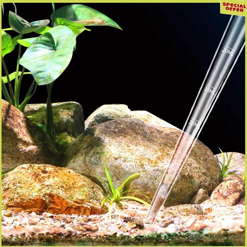 A34R Aquarium Water Changer Mini Straws Aquarium Clean Pipette Water Changer Aquarium Cleaner Straw Aquarium Equipment Siphon