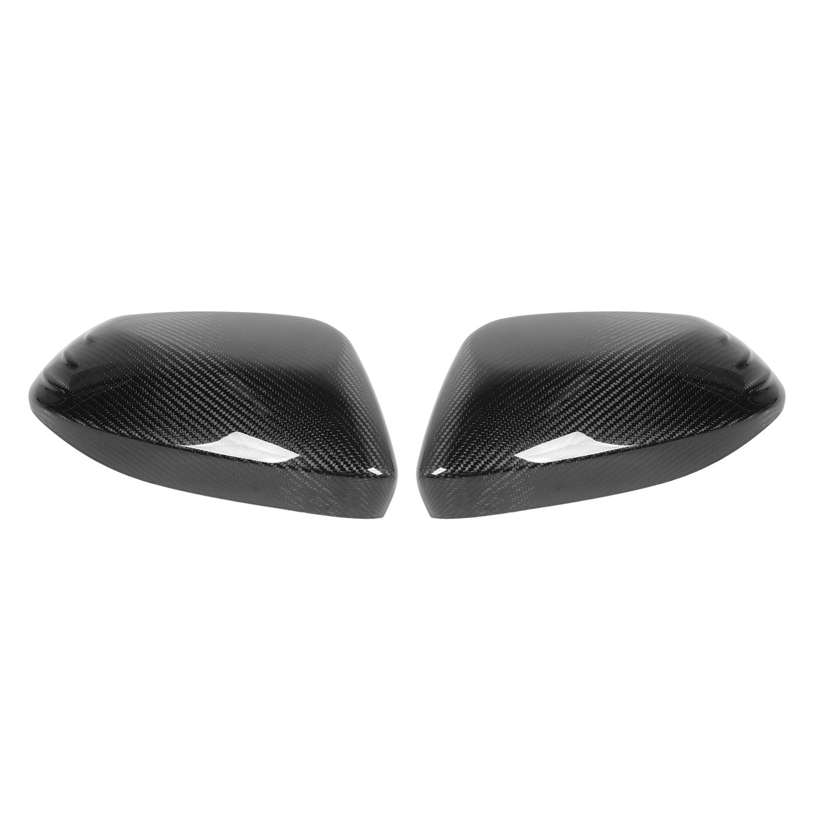 

Carbon Fiber Side Mirror Cover Glossy Real Wing Mirror Cap Replacement Cover for Toyota Corolla Yaris GR Matte Elegant Outside Mirror Cover Trim Trim, чёрный