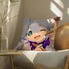 H-Honkai Star Rail Game ROBIN Pillow Case Silky Elegant Comfort Sofa Bed Invisible Zipper