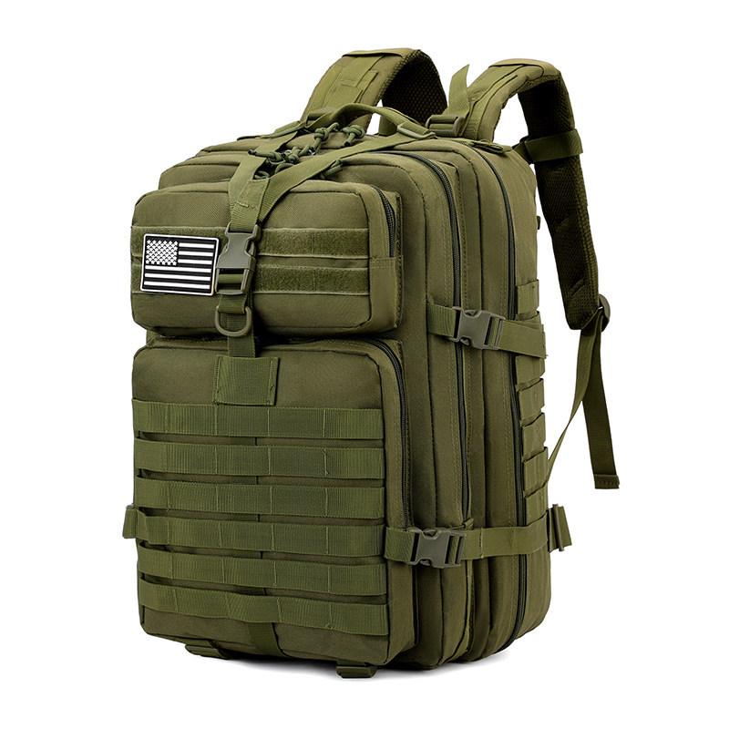 Schoolbag Outdoor Hiking Bag Double Shoulder Male Waterproof Large Capacity Camouflage Canvas Camping Hiking Backpack Off Country Club