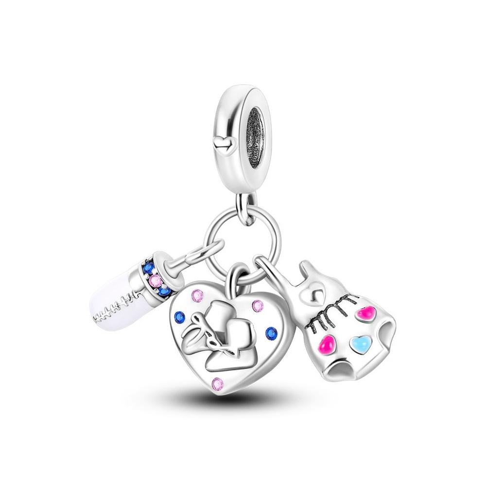 Love Ferris Wheel Pendant Copper Plated Fit Charms Copper Plated Original Bracelet For Jewelry Making