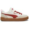 Puma Park Lifestyle Comfortable Fashion Low-Top Sneakers Unisex Sneakers White Red 397262-05
