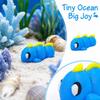 3D Printed Articulated Fish Figurine - Movable Joints Animal Decoration for Creative