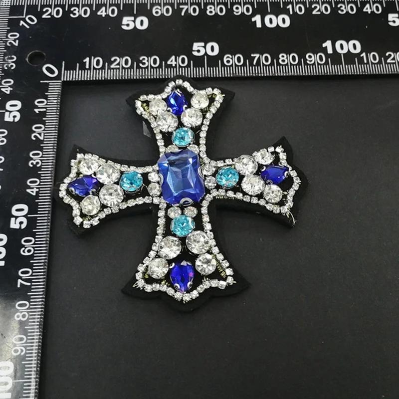 

1 шт., нашивки ручной работы со стразами и бисером, пришитые крестиком, аппликация из бисера для одежды