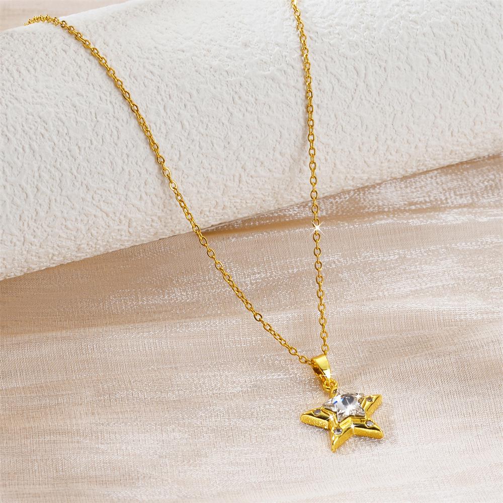 Simple Fashion Titanium Steel Women's Necklace - Non-fading, Luxurious, Versatile, Korean Style Clavicle Chain