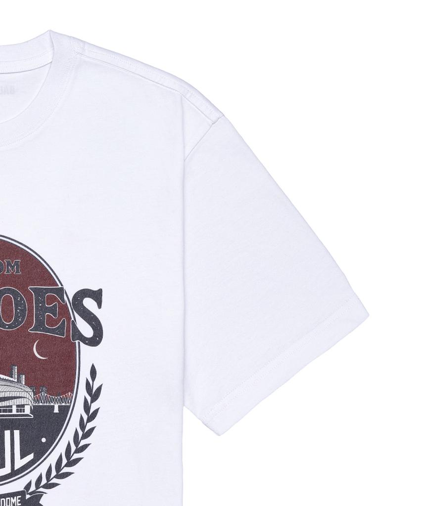 Hangugyaguwiwonhoe Musinsa X Kbo Ballpark Ver.2 Short Sleeve T-Shirt White [Seoul Kiwoom Heroes]